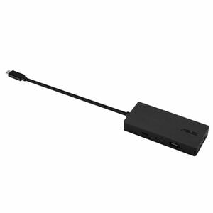 Asus DC110-4IN1-BLK USB 3.2 (Gen 2) Type C Docking Station for Notebook - Charging Capability - 100 W - Black - 1 Displays