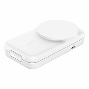 Belkin UltraCharge Induktionsladegerät - Weiß - für Qi2-fähiges Gerät, iPhone, AirPod, Smartwatch - Eingangsstecker: USB -