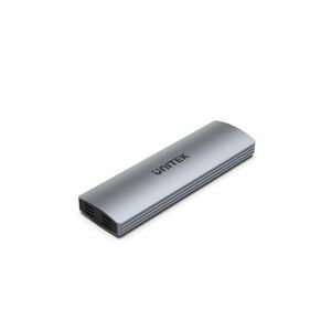 Unitek S1230A Drive Enclosure PCI Express NVMe, Serial ATA - USB Type C Host Interface - Space Gray - 10 Gbit/s Data Trans