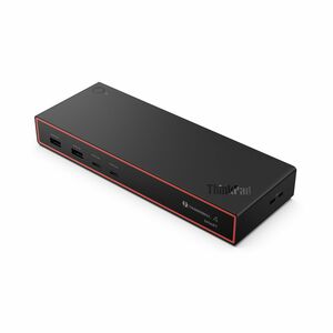 Lenovo ThinkPad Docking Station for Notebook, Monitor - Charging Capability - 135 W - Eclipse Black - 4 Displays Supported