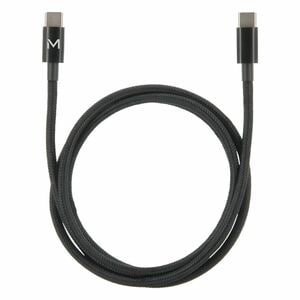 Câble pour transfert de données MOBILIS - 2 m USB-C - Cable for Smartphone, Tablette, Ordinateur Portable - 480 Mbit/s - Noir