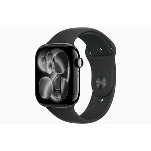 Watch Series 11 GPS 46mm Jet Black Aluminium Case with Black Sport Band - S/M
