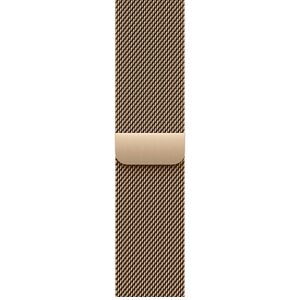 Apple Adjustable Smartwatch Band - One Size - Loop Attachment - Gold - Woven, Stainless Steel