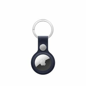Apple AirTag, Key Key Ring - FineWoven, Stainless Steel, Micro Twill - Navy - Durable