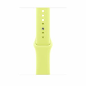 Apple Adjustable Smartwatch Band - Medium (M)/Large (L) - Pin-and-tuck Attachment - Neon Yellow - Fluoroelastomer
