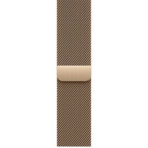 Apple Adjustable Smartwatch Band - One Size - Loop Attachment - Gold - Woven, Stainless Steel