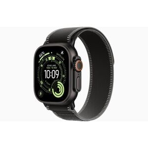Apple Watch Ultra 3 Smart Watch - 49 mm Case Height - 44 mm Case Width - Black Case Color - Black, Charcoal Band Color - T
