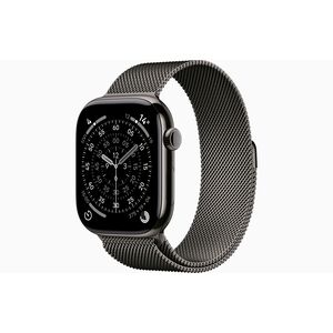 Apple Watch Series 11 Smart Watch - Slate Case Color - Slate Band Color - Titanium Case Material - Wireless LAN - 4G - LTE