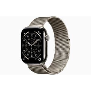 Apple Watch Series 11 Smart Watch - 46 mm Case Height - 39 mm Case Width - Natural Case Color - Natural Band Color - Titan
