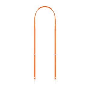 Apple Adjustable Crossbody Strap - Magnet Attachment - Orange - Stainless Steel, PET, Woven
