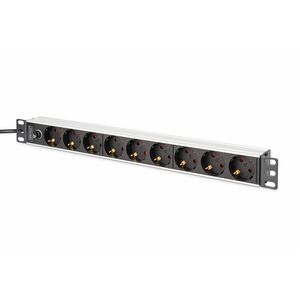 Digitus DN-95437. Rack-Kapazität: 1U, Montage: Horizontal/Vertikal, Gehäusematerial: ABS Synthetik, Aluminium. Anzahl der 