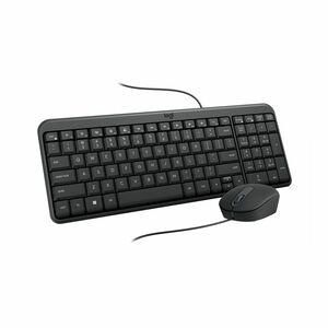 Logitech MK106 键盘鼠标 - QWERTY - 英文（美国） - A 型 USB 电缆 键盘 - 99 按键 - 键盘/键盘颜色: 黑色 - A 型 USB 电缆 鼠标 - 光学机械 - 3 按钮 - 滚轮 - 指点设备颜色: 黑