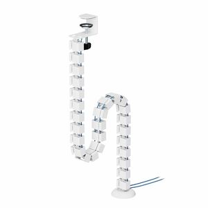 CABLE SPINE ORGANIZER FOR SIT/STAND DESK FRAMES CLAMP MOUN