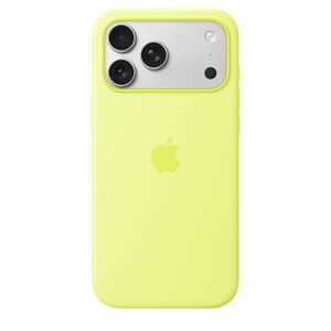 Apple Case for Apple iPhone 17 Pro Max Smartphone - Neon Yellow - 1 / Pack - Silky, Soft-touch - Scratch Resistant, Drop R