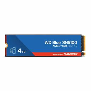 WD Blue SN5100 WDS400T5B0E-00CPE0 4 TB Solid State Drive - M.2 2280 Internal - PCI Express NVMe (PCI Express NVMe 4.0) - 1