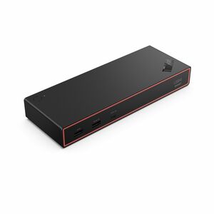 Lenovo SmartDock 5500 11 Anschluss(e) USB4 Docking Station für Monitor, Notebook - Ladefunktion - 135 W - Schwarz - 4 Unte