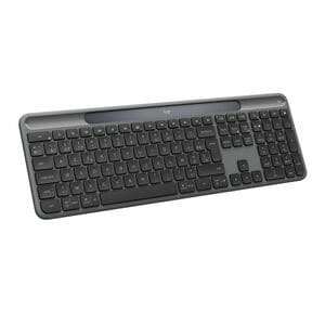 Logitech Signature Slim Solar+ K980 Keyboard - Full-size - Wireless Connectivity - USB Type A, USB Type C Interface - Belg
