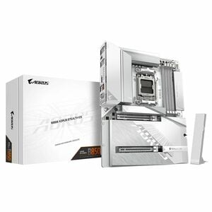Aorus STEALTH B850 A STEALTH ICE Gaming Desktop Motherboard - AMD B850 Chipset - Socket AM5 - ATX - Ryzen 7 Processor Supp
