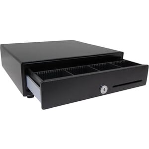 HP Engage One Prime Cash Drawer - Serial Port - Steel - Black - 101 mm Height x 336 mm Width x 336 mm Depth