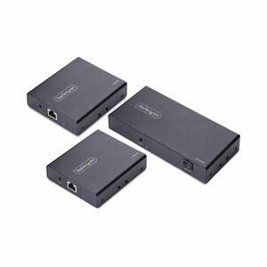 StarTech.com HDMI Extender - Black - 4 x Network (RJ-45) - 4 x HDMI - 70 m Operating Distance