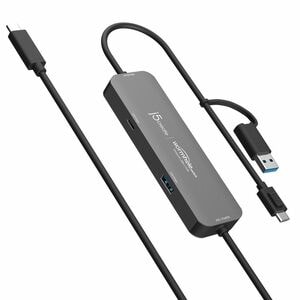 j5create Wormhole Switch JCH422 USB Hub - USB Type A, USB Type C - 640 MB/s - Tablet, Notebook, Smartphone, Desktop, Mouse