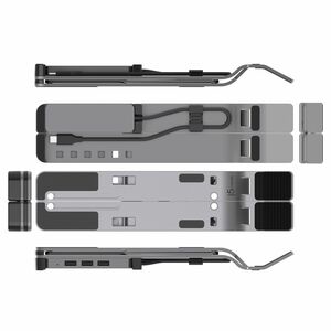 j5create Height Adjustable Notebook Stand - Up to 40.6 cm (16") Screen Support - 9.98 kg Load Capacity - 27.4 cm Height x 