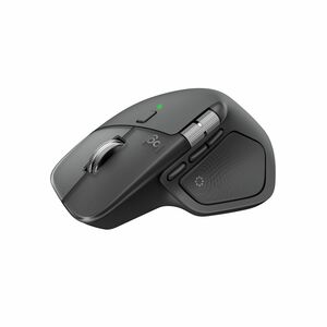 Logitech MX Master 4 Maus - Bluetooth/Radio-Frequenz - USB-Typ C, USB Typ-A - Darkfield - 8 Taste(n) - Graphit - Kabellos 