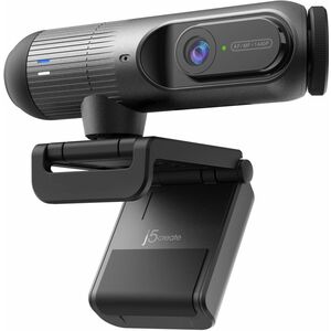 j5create JVU302-N Webcam - 5 Megapixel - 60 fps - Black - USB 2.0 Type A/USB Type C - 1 Pack(s) - 2K, Full HD - 2560 x 144