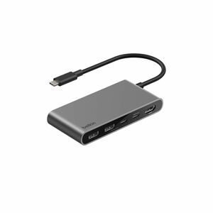 Belkin Connect USB Type C Docking Station for Notebook, Workstation - Charging Capability - Space Gray - Portable - 4K @ 6
