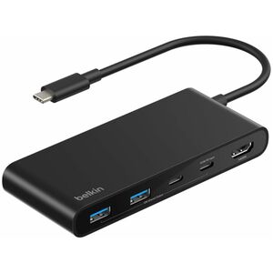 Belkin Connect USB-Typ C Docking Station für Notebook, Tablet-PC, Smartphone, Workstation, Monitor - Ladefunktion - Speich