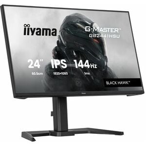 iiyama G-MASTER Black Hawk GB2441HSU-B1 24" Class Full HD Gaming LCD Monitor - 16:9 - Matte Black - 60.5 cm (23.8") Viewab