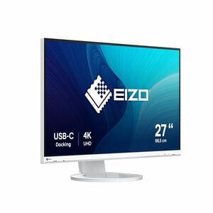 EIZO FlexScan EV2740S-WT 27" Class 4K UHD LED Monitor - 16:9 - White - 68.6 cm (27") Viewable - In-plane Switching (IPS) T