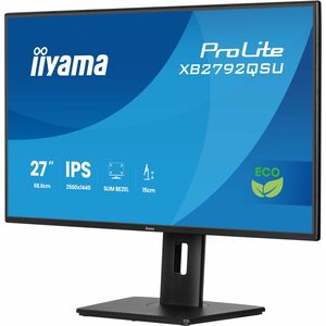 iiyama ProLite XB2792QSU-B1 27 Zoll Klasse WQHD LED-Monitor - 16:9 Format - Mattschwarz - 68,6 cm (27 Zoll) Viewable - IPS