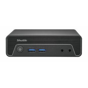 Desktop Computer Shuttle XPC nano NE1010BA - Intel Nn-Serie N100 - 8 GB - 128 GB Serial ATA SSD - Nano - Schwarz - Intel C