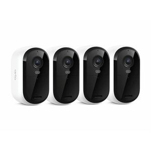 Arlo Essential 4 Megapixel Outdoor 2K Network Camera - Colour - 4 - White - Infrared/Color Night Vision - 2560 x 1440 - Wi