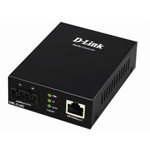 D-Link DMC-G10SC Transceiver/Media Converter - 2 Port(s) - 1 x Network (RJ-45) - 1 x SC - Duplex SC Port - Twisted Pair, O