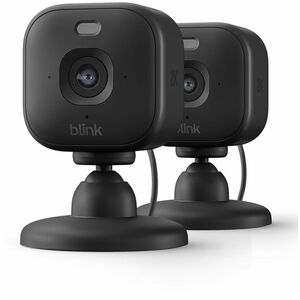 Blink Mini Indoor/Outdoor 2K Network Camera - Colour - 2 - Black - Colour Night Vision - 2560 x 1440 - 4x Optical - Alexa 