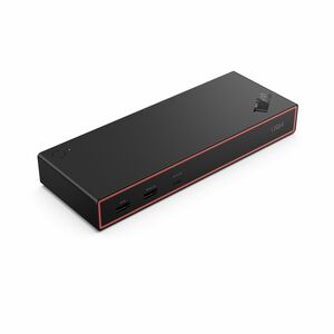 Lenovo ThinkPad 5000 USB4 Docking Station for Monitor, Notebook - Charging Capability - 100 W - Eclipse Black - 4 Displays