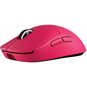 Logitech G PRO X SUPERLIGHT 2c 游戏鼠标 - 无线电频率 - USB 2.0 Type A - 5 按钮 - 5 可编程按钮 - 粉 - 1 件 - 有线/无线 - 2.40 GHz - 可充电 - 44000 d
