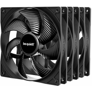 be quiet! Pure Wings 3 3 Pack Cooling Fan - Multimedia System, PC, Radiator - 140 mm Maximum Fan Diameter - 3 x Fan(s) - 9