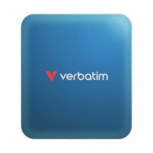 Verbatim SnapBack 2 TB Portable Solid State Drive - External - Blue Metallic - Smartphone, Desktop PC, MAC Device Supporte