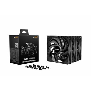 be quiet! Pure Wings 3 3 Pack Kühllüfter - Multimedia-System, PC, Kühler - 120 mm Maximum Fan Diameter - 3 x Fan(s) - 101,