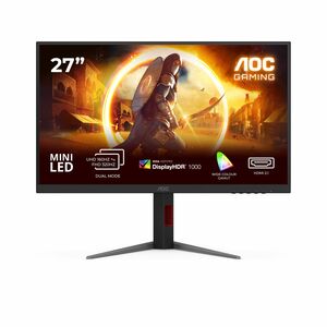 27in Fast IPS MiniLED 1152 Zone Dual Mode UHD 160Hz/ FHD 320Hz Adaptive Sync 1ms GTG HDR1000 HDMI 2.1 DP 1.4 PBP / PIP Hei