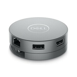 Dell DA310 C型 USB 扩展插口 用于 鼠标, 闪盘, 耳机, 笔记本电脑, 投影仪, 键盘, 显示器 - 90 W - 4K - 3840 x 2160, 1920 x 1080 - 2 x USB A 型端口 - USB Typ