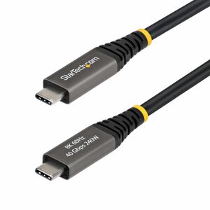 StarTech.com 2 m Thunderbolt 4 Audio/Video/Data Transfer Cable - 1 - Cable for External GPU, Storage Array, Peripheral Dev