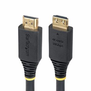 StarTech.com 5 m HDMI A/V Cable - 1 - Cable for Audio/Video Device, Display, Workstation, TV, MacBook - First End: 1 x HDM