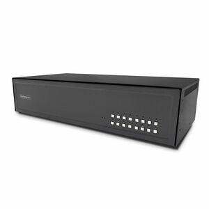 StarTech Secure 16-Port KVM Switch, DVI, NIAP 4.0, Metal Housing, CAC Port, Made in the USA - Securely control sixteen DVI