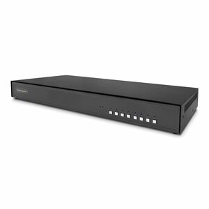 StarTech Secure 8-Port KVM Switch, DisplayPort, 4K 60Hz, NIAP 4.0 Desktop KVM, Metal Housing, Made in the USA - Securely c