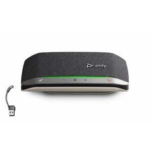 Sync 20 Wired/Wireless Bluetooth Speakerphone - Zoom, Google Meet - Black - Portable - 3 Microphone(s) - 40 mm Speaker(s)