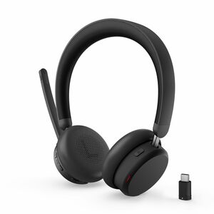 Cuffie Lenovo 6550 Wireless Over-the-head Stereo - Nero - Microsoft Teams Certification - Binaural - Circumaurale - 3000 c
